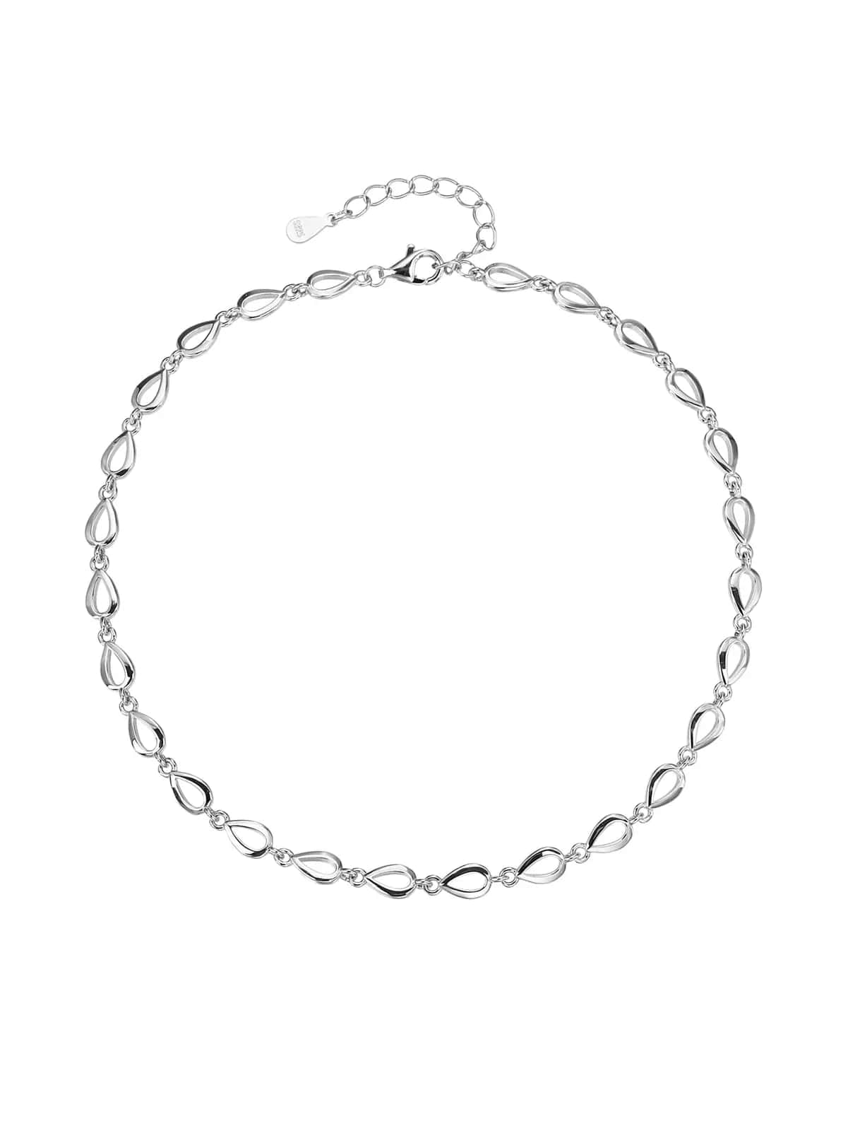 Tobillera con motivo de gotas (24+4 cm)
