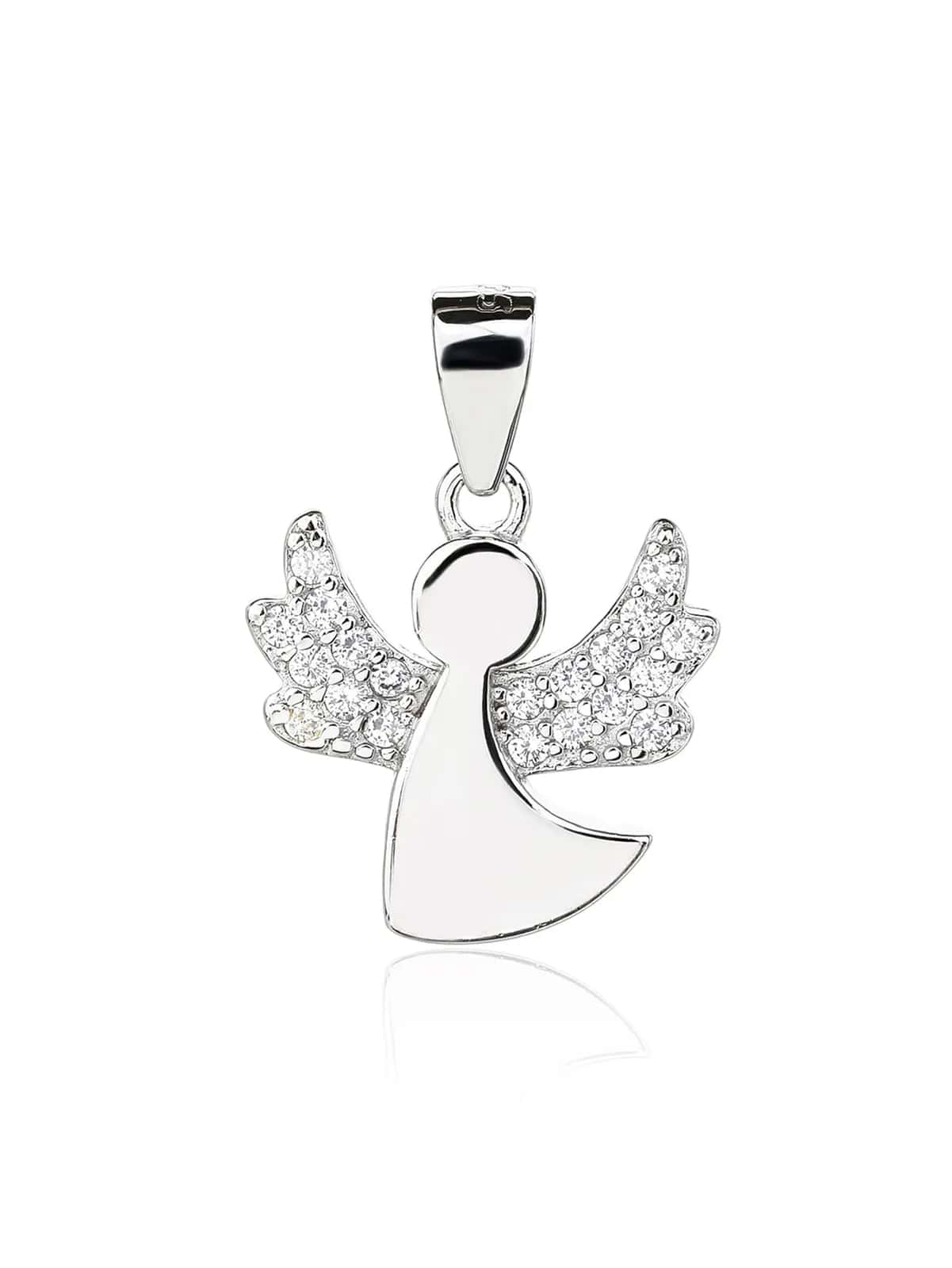 Engel-Anhänger AG 925 Silber, rhodiniert (ohne Kette)
